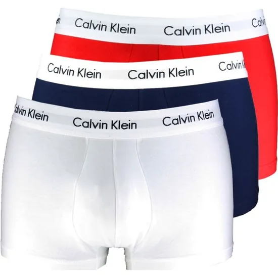 calvin klein pack de 3 boxers rouge bleu blanc hom