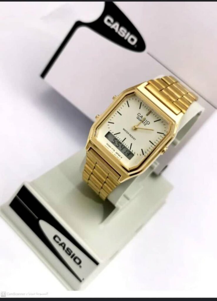 montre casio or